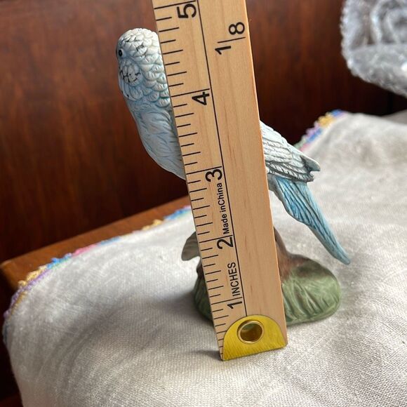 Vintage Lefton Parakeet ceramic figurine - Picture 8 of 9